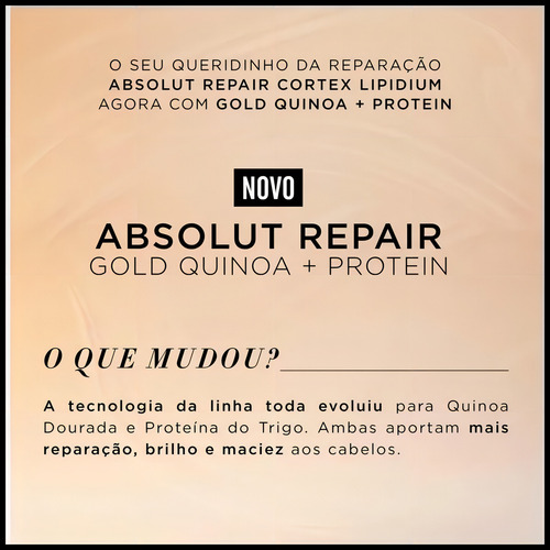 Condicionador 1,5l Gold Quinoa Absolut Repair - L'oréal