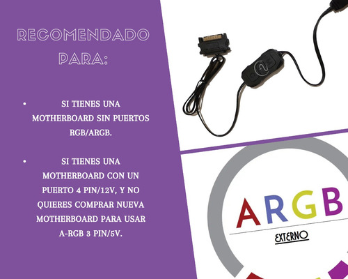 Argb Controlador Externo Para Hub 3pin/5v