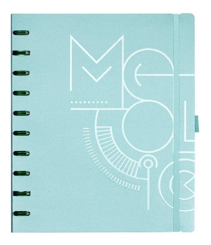 Caderno Sys Flex Coleção Metallic Verde - Plus - Ótima