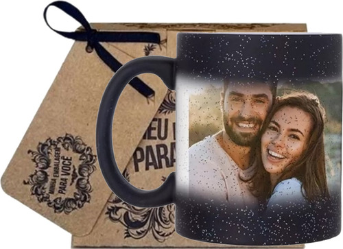 Caneca Mágica Personalizada Com Caixinha.