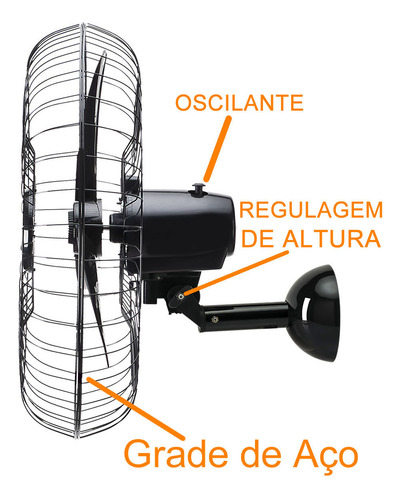 Ventilador De Parede Combo 3 60cm Ventisol 110v 220v