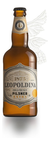 Cerveja artesanal Leopoldina Pilsner 500ml