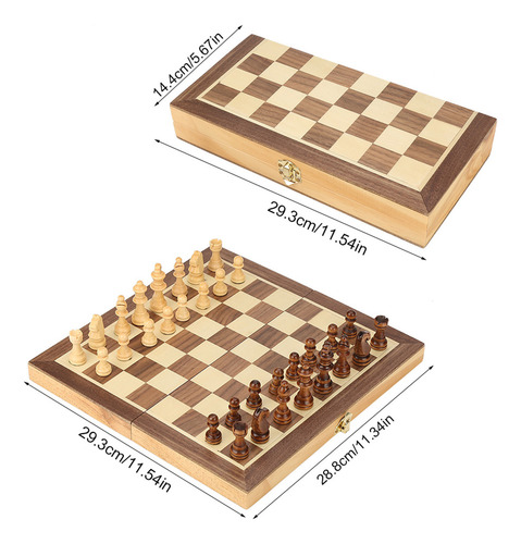 Juego De Ajedrez Portátil Kit De Ajedrez Magnético Juego D