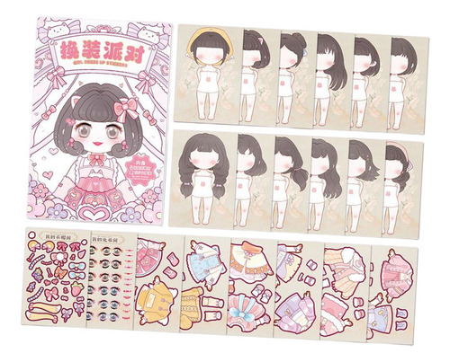Princess Dressup Stickers Diy Restickable Princess Estilo D