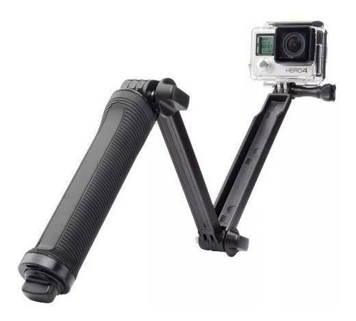 Bastão Gopro 3 Way Portátil Dobrável Extensível Monopod