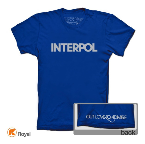 Playeras Interpol Our Love To Admire Paul Banks El Pintor