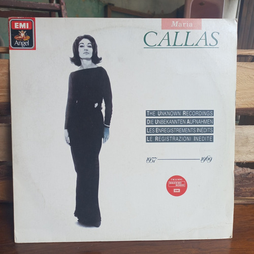 Disco De Vinil Lp Maria Callas The Unknown Callas 1989 Míd G