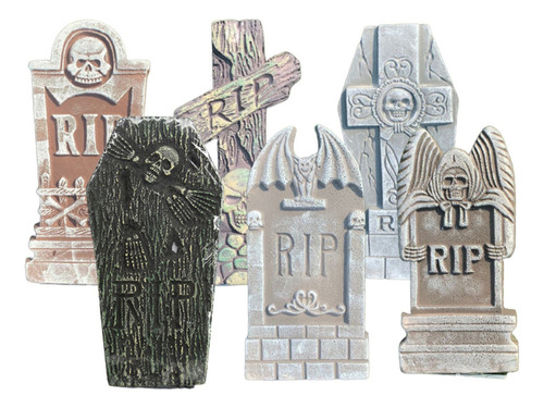 17 Lápidas De Cementerio De Espuma