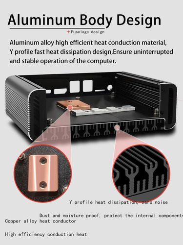 Hkuxzr Firewall Mini Pc, Intel Celeron J4125 Quad Core 4xint