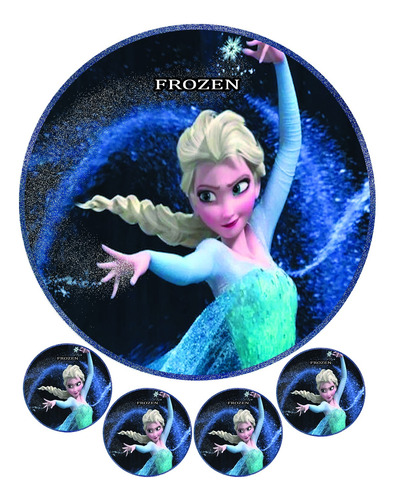 Transfer Frozen 2 Para Gelatina Tinta Comestible Gelapaletas