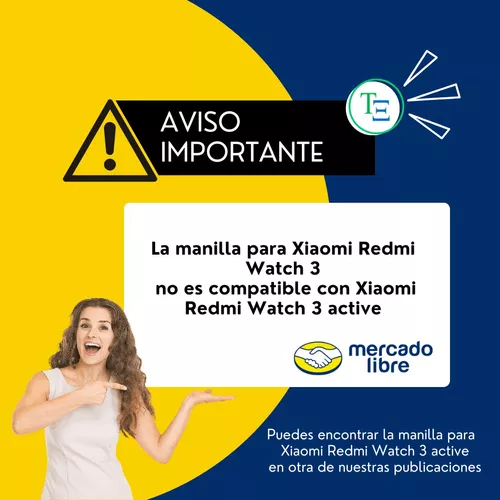 Manilla Metálica Para Xiaomi Redmi Watch 3 Active - Tauxi