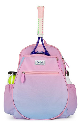 Ame & Lulu Kids Big Love Tennis Backpack - Correas Acolchada