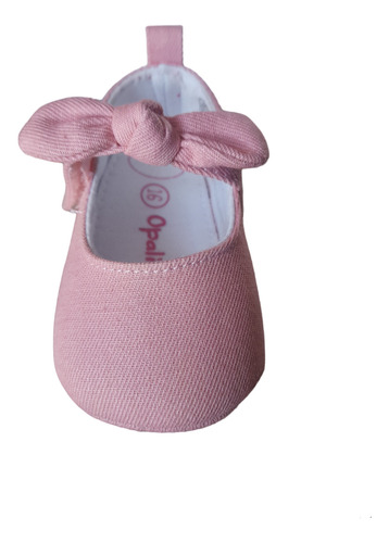 Zapato Zapatilla Reina Velcro  Bebe Niña N°16 Rosado Opaline