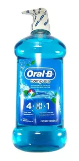 Enjuague Sin Alcohol Oral-b Complete Menta Refrescante 2 L