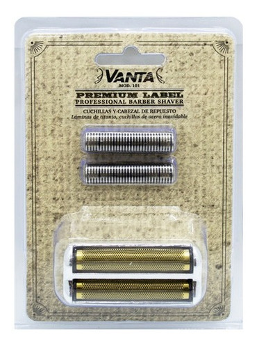 Vanta Premium Label Repuesto Afeitadora Cabezal Cuchilla 101