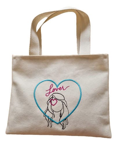 10 Mini Tote Bag De Tela Bordadas Taylor Swift - Souvenir 