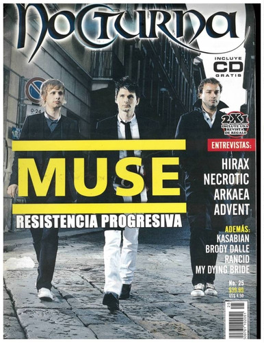 Revista Nocturna Muse Numero 25 Septiembre 2009