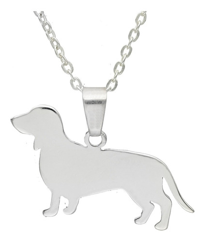 Dije Colgante Perro Salchicha - Plata 925 - 