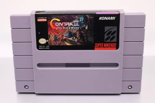 Contra 3 Super Nintendo Jogos