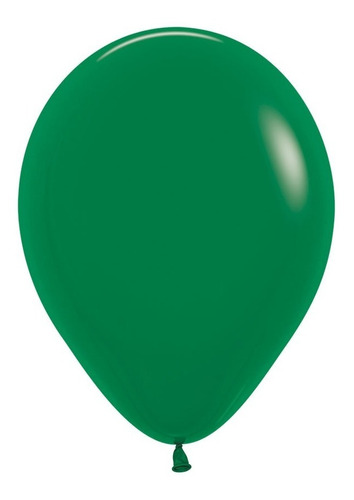 Balão Sempertex R10 Verde Selva 50balões N°10=25cm Bexigas