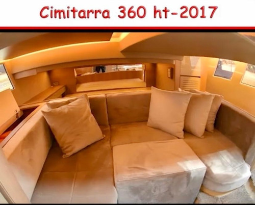 Lancha Cimitarra 36, 360 Ht 2017 Parelha Diesel Joystick
