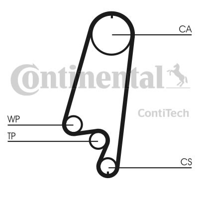 Kit De Distribucion Contitech Ct 866k1 Chevrolet Corsa 1,8 1