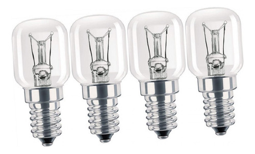 4 Uds E14 Lámpara De Horno Lámpara De Cristal De Sal