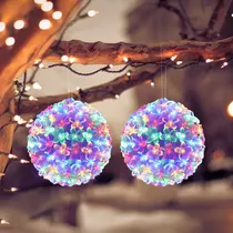 Comprar Lewondr Bola Luz Navidad Esfera Flor Cerezo Ventana Bateria