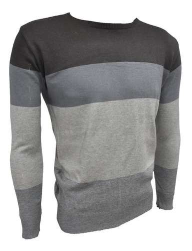 Imagen 3 de 5 de Sweater Tejido Pullover Algodón Acrílico Hombre Suéter