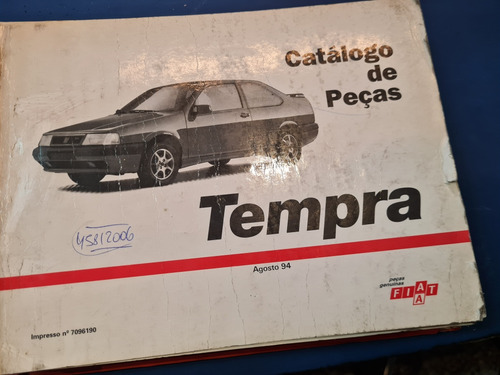 Manual Catalogo Despiece Original Fiat Tempra