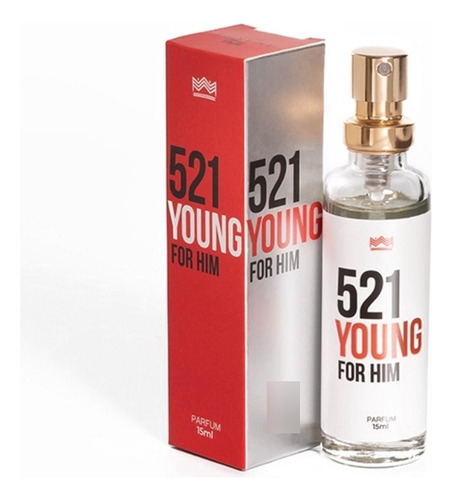 Perfume Masculino 521 Young For Him 15ml - Amakha Paris