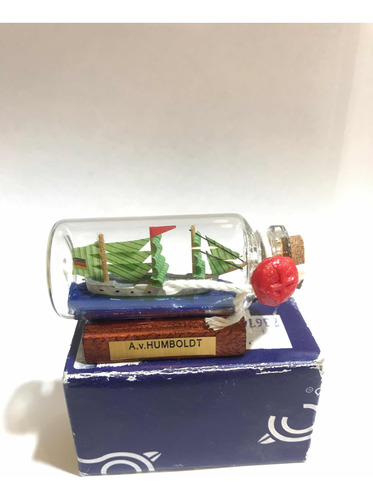 Barco Colección Miniatura Velero En Botella Humboldt