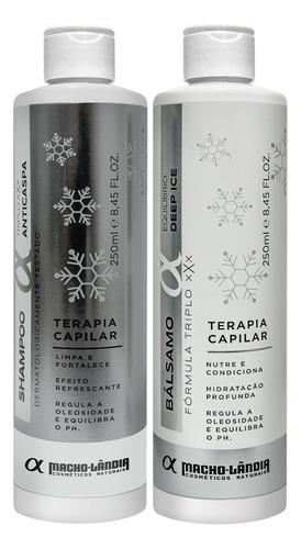 Kit Tratamento Para Caspa Macho-lândia - Anvisa Grau 2