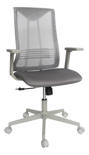 Silla Ejecutiva Para Oficina Athelier Ergonomica Gris