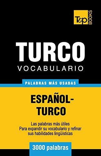 Vocabulario Espanol-turco - 3000 Palabras Mas Usadas 