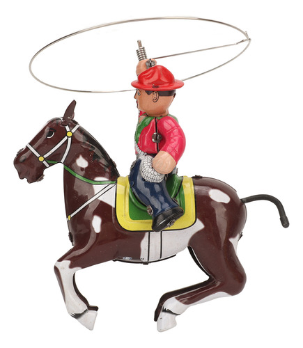 Figura Vintage Con Forma De Reloj, Diseño De Vaquero, Adorno