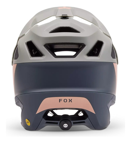 Casco Fox Dropframe Le Zebra Enduro Trail Bicicleta All Mountain Color Grafito Talla L 59-63cm