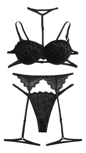 Bralette Cómodo De Color Liso Para Mujer Bralette Con Tiran