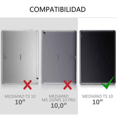 Funda Case Magnetica De Cuero Para Huawei Mediapad T5 10