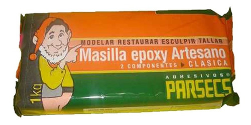 Parsecs Masilla Artesano Epoxi Para Modelar Secado Lento