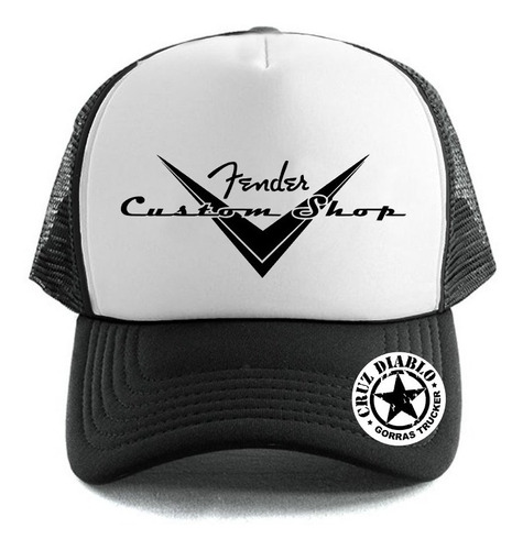 Gorras Trucker Fender Dis3 Cruz Diablo