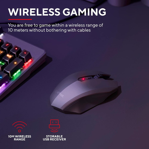 Trust Gaming Gxt 115 Macci - Ratón Inalámbrico