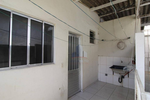 Imagem 3 de 7 de Casa Com 1 Dormitório Para Alugar, 60 M² Por R$ 650/mês - Jardim Ipê - Mauá/sp - Ca0510