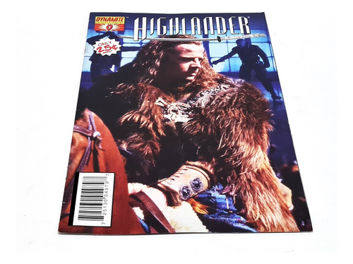 Hq Highlander #0 Importado Capa Alternativa - Editora Dynamite Tk0b