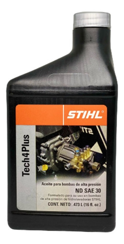 Aceite Bomba Alta Presion Stihl Tech4plus 473ml Nd Sae30 