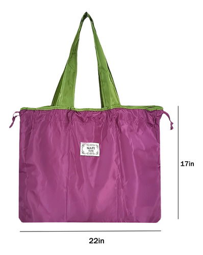 Bolsa De Supermercado Reutilizable, Plegable, Lavable, Corre