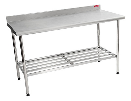 Mesa Gastronomica Acero Inoxidable 190cm Ascada