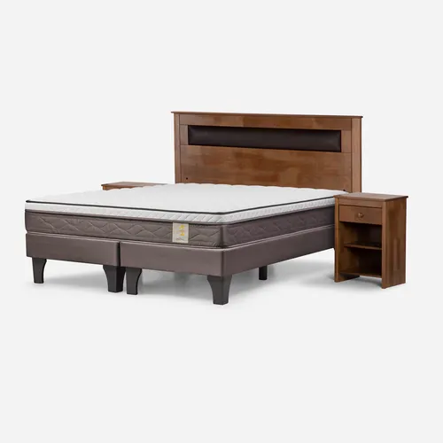 Cama New Style 4 Plus King 180x200 Cm + Muebles Ferrara