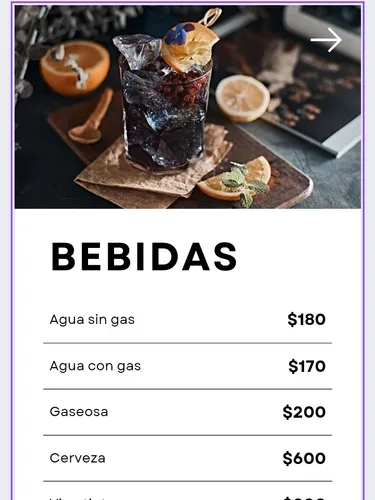 Diseño De Menu Digital Con Código Qr Para Escanear.