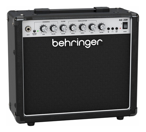 Behringer Ha-20r Amplificador Guitarra Elec Combo 20 Watts Color Negro